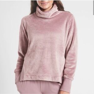 Athleta Double Cozy Karma turtleneck, size Small Tall